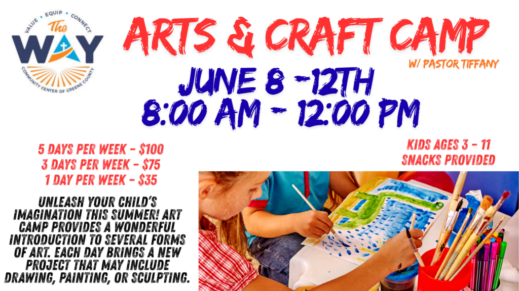 The WAY's Arts & Craft Camp