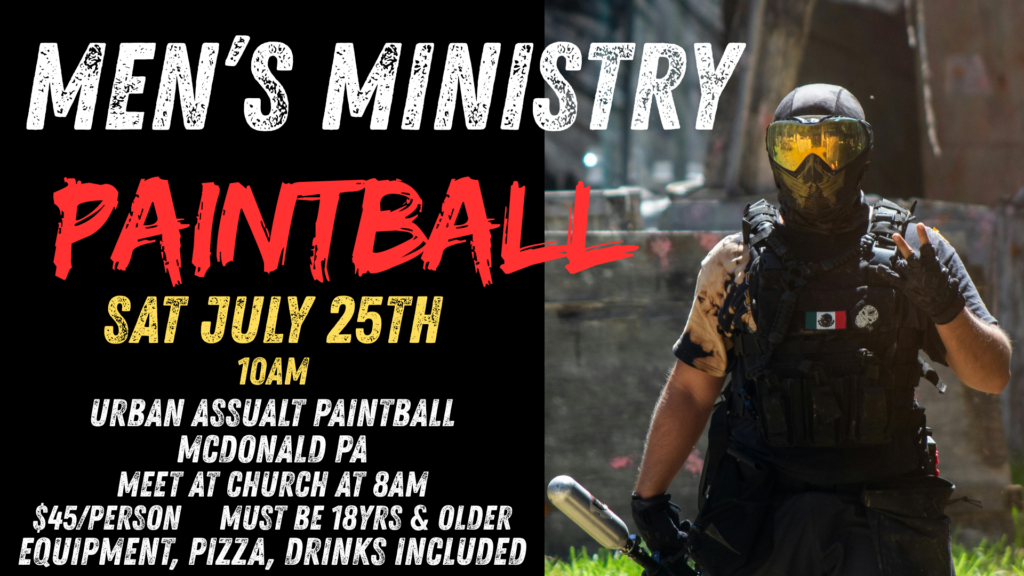Men's Ministry Paintball