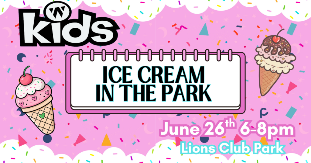 Kid's Ministry Ice Cream in the Park