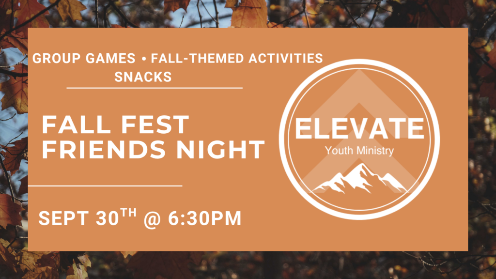 Elevate Youth Friends Night