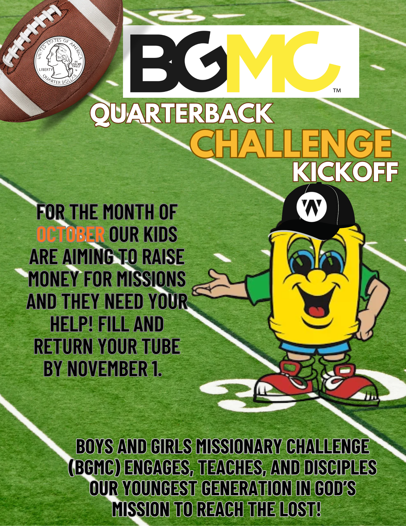 BGMC Quarterback Challenge Kickoff